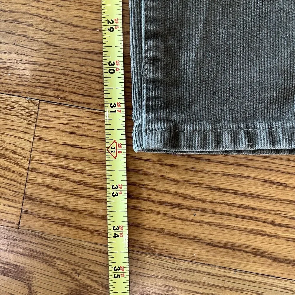 Mens American Eagle Flex Slim Lived-in Corduroy‎ Pants - Grey - 32 X 34